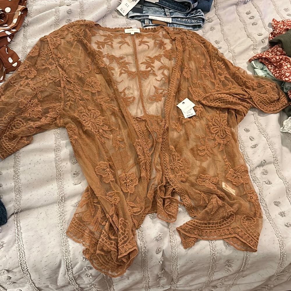 Ultra flirt lace kimono